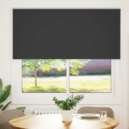 VidaXL Roleta zaciemniająca czarny 145x130cm Szerokość tkaniny 141,6cm