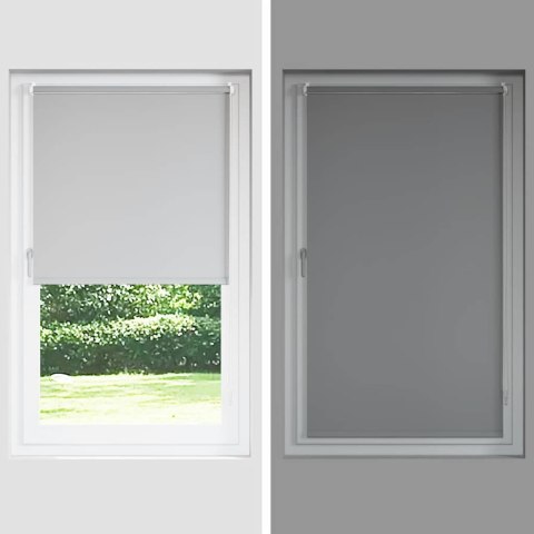 VidaXL Roleta zaciemniająca czarny 145x130cm Szerokość tkaniny 141,6cm