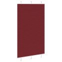VidaXL Roleta plisowana Bordowy Czerwony 120x200 cm Szerokość tkaniny