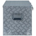 ALUMINIOWA SKRZYNIA NARZĘDZIOWA NA DYSZEL PRZYCZEPKI Z ZAMKIEM 61X43X45,5CM