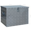 ALUMINIOWA SKRZYNIA NARZĘDZIOWA NA DYSZEL PRZYCZEPKI Z ZAMKIEM 61X43X45,5CM