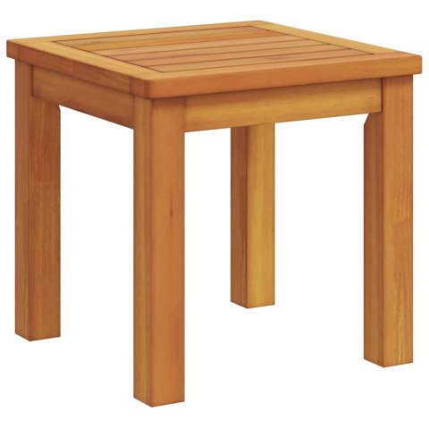 VidaXL Leżak 3 pcs Brązowy Lite Drewno Akacji