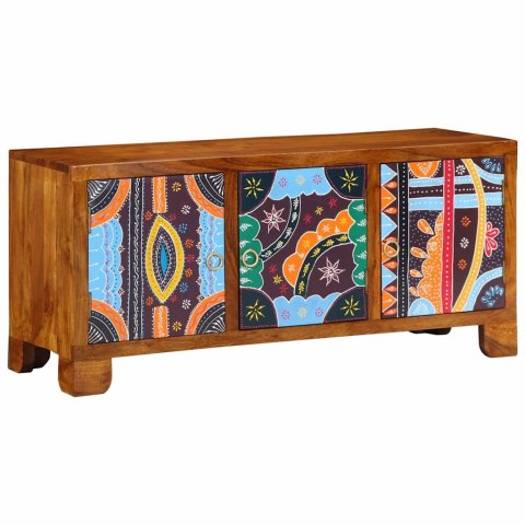 VidaXL Ławka na buty Miodowy brąz 100 x 35 x 45 cm Drewno Akacjowe
