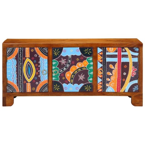 VidaXL Ławka na buty Miodowy brąz 100 x 35 x 45 cm Drewno Akacjowe