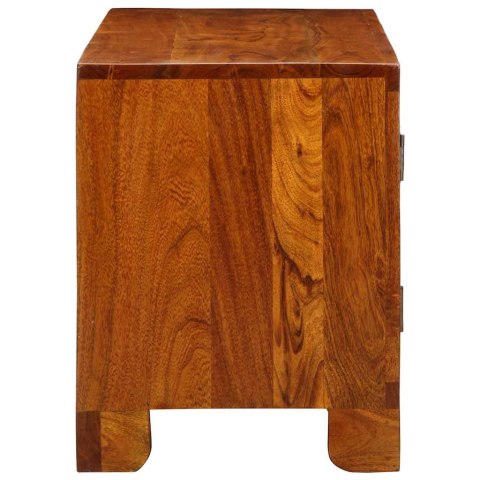 VidaXL Ławka na buty Miodowy brąz 100 x 35 x 45 cm Drewno Akacjowe
