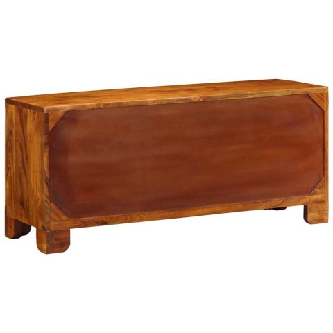 VidaXL Ławka na buty Miodowy brąz 100 x 35 x 45 cm Drewno Akacjowe