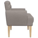 VidaXL Sofa dwuosobowa z guzikowym pikowaniem Ciemnoszary tkanina