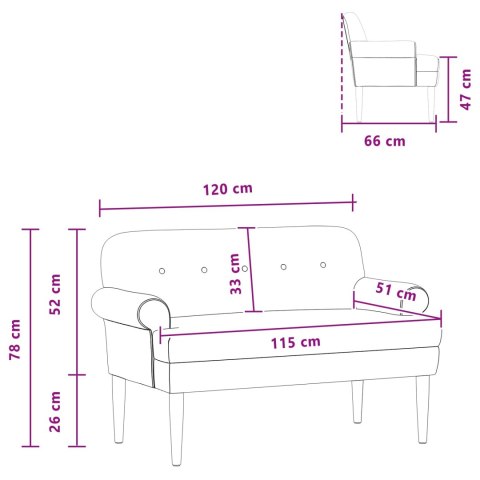 VidaXL Sofa dwuosobowa z guzikowym pikowaniem ciemnoszary Welur