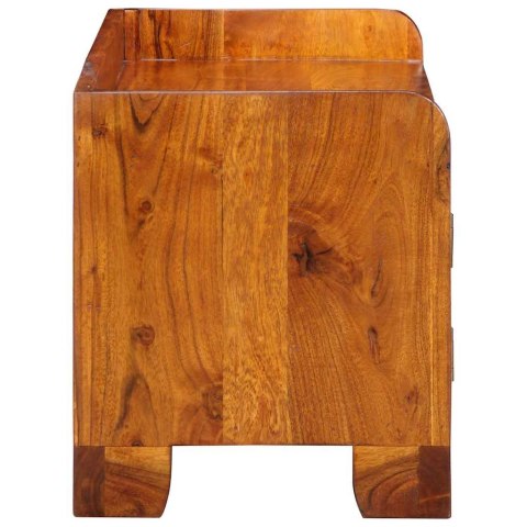 VidaXL Szafka na buty Wielokolorowe 90 x 35 x 40 cm Lite Drewno Akacji