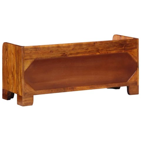 VidaXL Szafka na buty Wielokolorowe 90 x 35 x 40 cm Lite Drewno Akacji