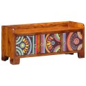 VidaXL Szafka na buty Wielokolorowe 90 x 35 x 40 cm Lite Drewno Akacji