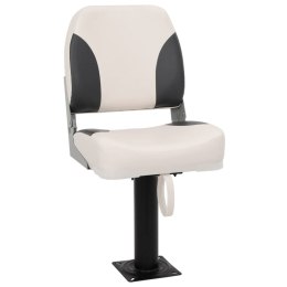 VidaXL Fotel do łodzi z obrotową o 360° podstawą