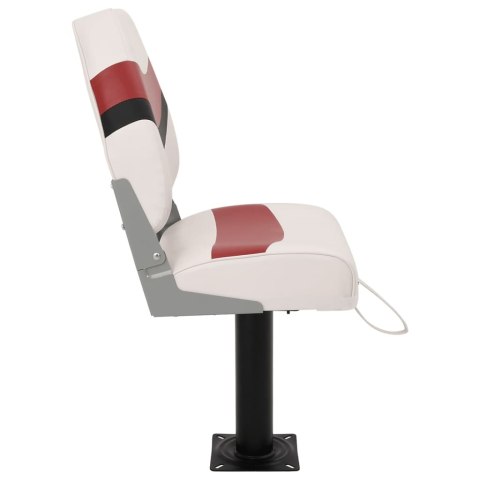 VidaXL Fotele do łodzi, 2 szt., z obrotową o 360° podstawą