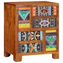 VidaXL Komoda Wielokolorowa 50x35x60 Drewno lite Akacja