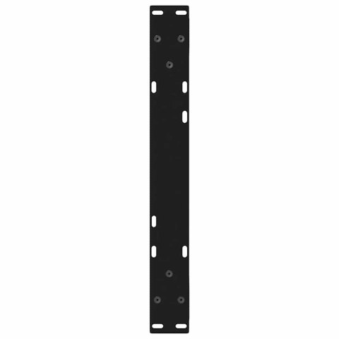 NOGI DO STOLIKA KAWOWEGO 2 SZT. CZARNE 60X(30-31,3)CM STALOWE