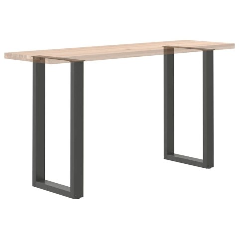VidaXL Nogi do stołu barowego w kształcie litery U 2 szt. Antracyt 40x(90-91) cm Stal