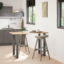 VidaXL Nogi do stołu barowego w kształcie litery U 2 szt. Antracyt 60x(90-91) cm Stal