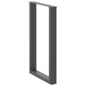 VidaXL Nogi do stołu barowego w kształcie litery U 2 szt. Antracyt 60x(90-91) cm Stal