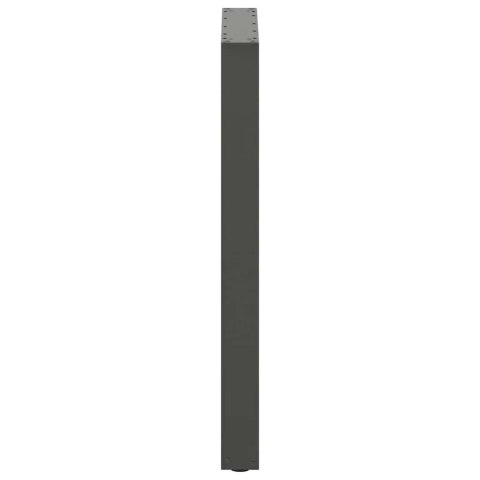 VidaXL Nogi do stołu barowego w kształcie litery U 2 szt. Antracyt 60x(90-91) cm Stal