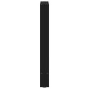 VidaXL Nogi do stołu jadalnego czarne 2 szt. 50x(72-73) cm stal