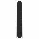 VidaXL Nogi do stołu jadalnego czarne 2 szt. 50x(72-73) cm stal
