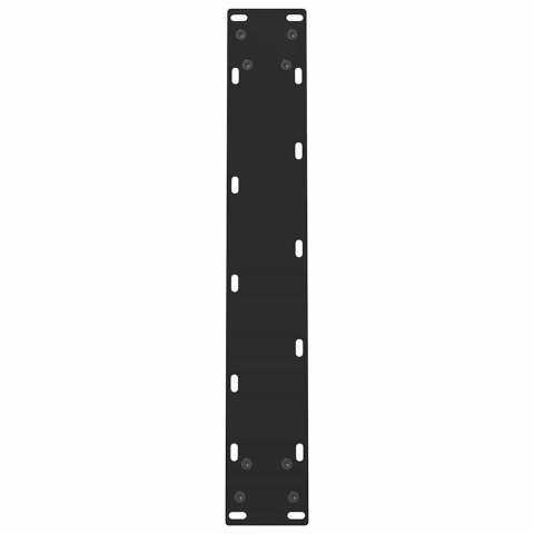 VidaXL Nogi do stołu jadalnego czarne 2 szt. 50x(72-73) cm stal