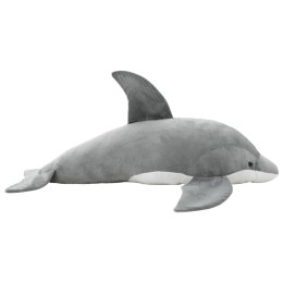 VidaXL Pluszowy delfin przytulanka, szary