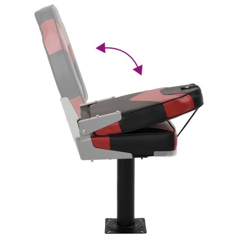 VidaXL Fotele do łodzi, 2 szt., z obrotową o 360° podstawą