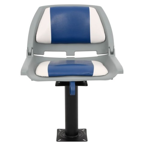 VidaXL Fotele do łodzi 2 szt., z obrotową o 360° podstawą