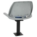 VidaXL Fotele do łodzi 2 szt., z obrotową o 360° podstawą