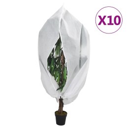 VidaXL Kaptury ochronne z suwakiem, 10 szt., 70 g/m², 1,2x1,8 m