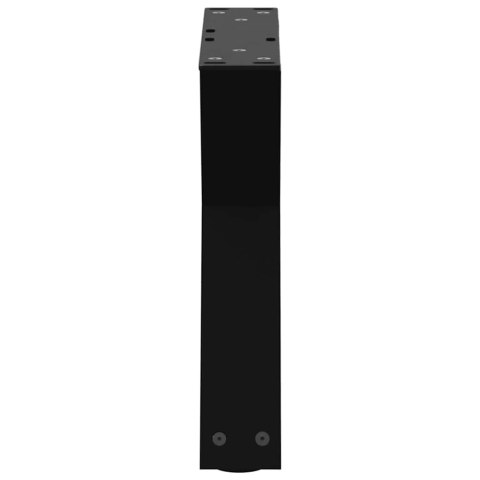 NOGI DO STOLIKA KAWOWEGO 2 SZT. CZARNE 40X(30-31,3)CM STAL
