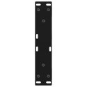 NOGI DO STOLIKA KAWOWEGO 2 SZT. CZARNE 40X(30-31,3)CM STAL