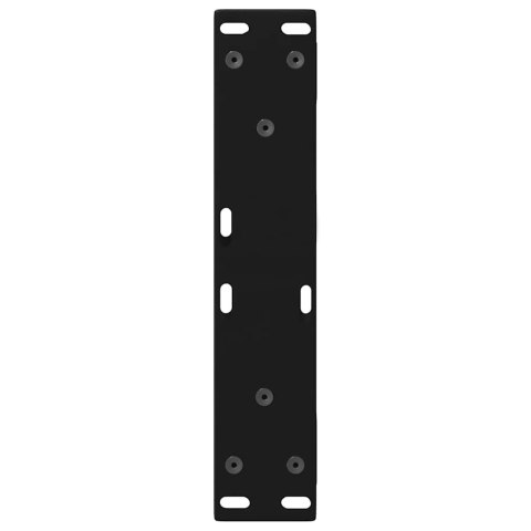 NOGI DO STOLIKA KAWOWEGO 2 SZT. CZARNE 40X(30-31,3)CM STAL