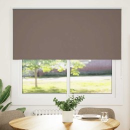 VidaXL Roleta zaciemniająca Kawowa 145x150 cm Szerokość tkaniny