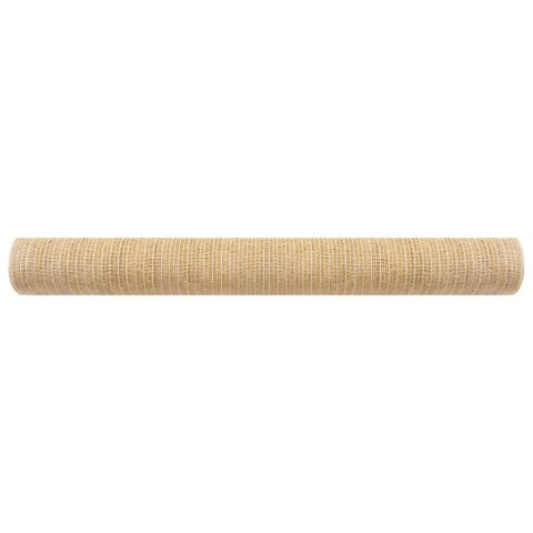 VidaXL Siatka cieniująca, beżowa, 1,5 x 10 m, HDPE, 195 g/m²