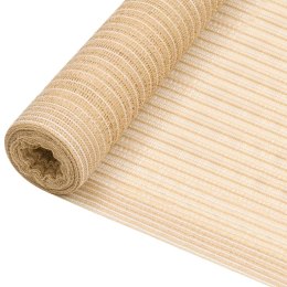 VidaXL Siatka cieniująca, beżowa, 2x10 m, HDPE, 150 g/m²