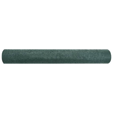 VidaXL Siatka cieniująca, zielona, 1,5x50 m, HDPE, 75 g/m²