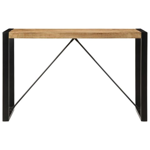 VidaXL Stół jadalniany, 120x55x76 cm, surowe drewno mango