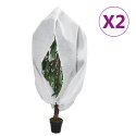 VidaXL Kaptury ochronne z suwakami, 2 szt., 70 g/m², 3,93x3 m