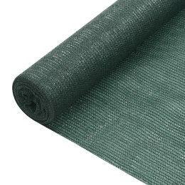 VidaXL Siatka cieniująca, zielona, 1,2x50 m, HDPE, 75 g/m²