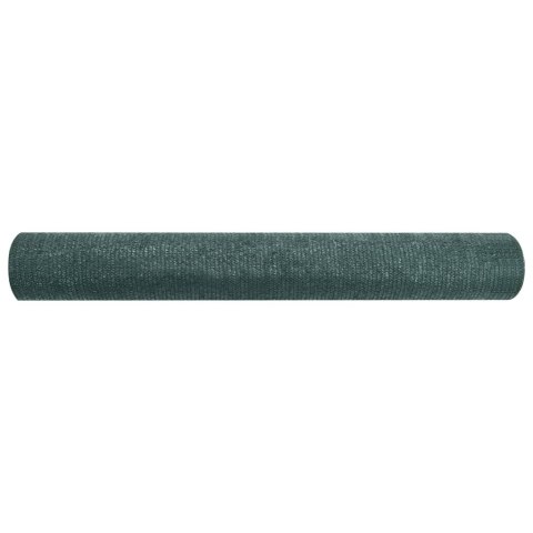 VidaXL Siatka cieniująca, zielona, 1,2x50 m, HDPE, 75 g/m²