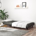 VidaXL 2-osobowa sofa, szara, sztuczna skóra