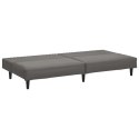 VidaXL 2-osobowa sofa, szara, sztuczna skóra
