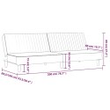 VidaXL 2-osobowa sofa, szara, sztuczna skóra
