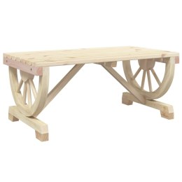 OGRODOWY STOLIK KAWOWY 90X50X40CM LITE DREWNO JODŁOWE