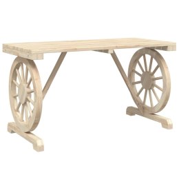 VidaXL Stół ogrodowy, 115x55x65 cm, lite drewno jodłowe