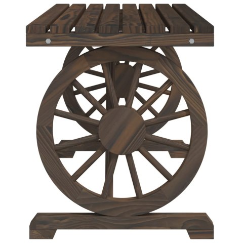 VidaXL Stół ogrodowy, 115x55x65 cm, lite drewno jodłowe