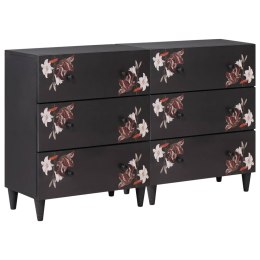 VidaXL Szafy do przechowywania 2 szt. 120 x 33 x 75 cm Drewno z mango