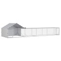 DUŻY KURNIK XXL DLA KUR WYBIEG 7X2X1,5M STAL OCYNK